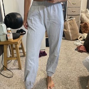 Baby blue Brandy Melville sweat pants S/M
